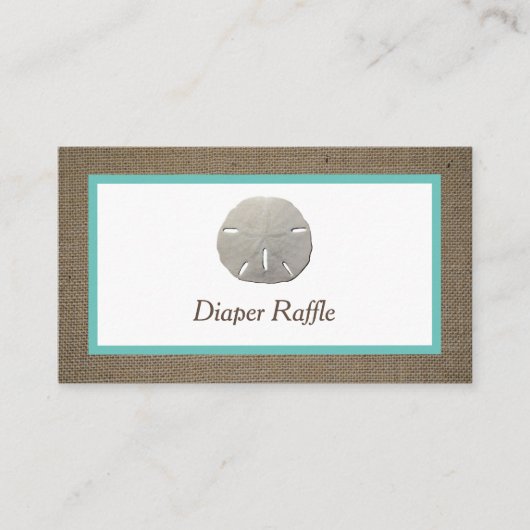 Ticket Dollar Sable & Burlap Diaper (Devant)