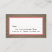 Ticket Dollar Sable & Burlap Diaper (Dos)