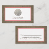 Ticket Dollar Sable & Burlap Diaper (Devant / Derrière)