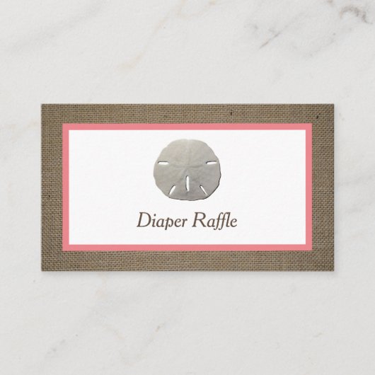 Ticket Dollar Sable & Burlap Diaper (Devant)
