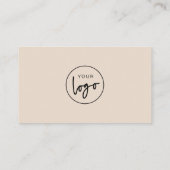 Ticket du logo de l'entreprise de neige hivernale (Dos)