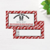 Ticket du Nouvel An oriental dragon (Bureau)