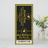 Ticket Invitation for Halowe'en Party 1 (Staand voorkant)