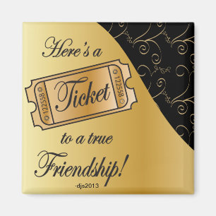 Ticket naar True Friendship Magneet