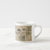 Ticket RMS Titanic 1912 Espresso Kop (Rechts)