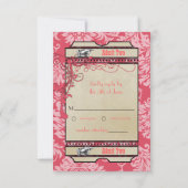 Ticket RSVP voor afspeelbiljetten (3,5 x 5) Kaart (Achterkant)