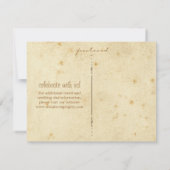 Ticket sparen het Briefkaart van de Datum (Achterkant)