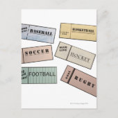 Ticket Stubs Briefkaart (Voorkant)