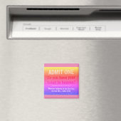 Ticket to Heaven Magnet (In Situ (Lave-vaisselle))