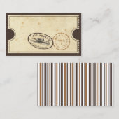 ticket - Train Escort Card (Voorkant / Achterkant)