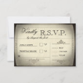  Ticket Wedding RSVP (Voorkant)