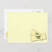 Tickets Briefkaart (Voorkant / Achterkant)