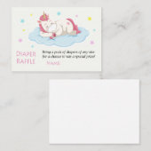 Tickets de jauge de couches Unicorn mignonne (Devant / Derrière)