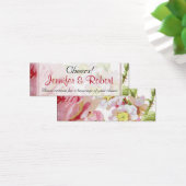 Tickets de Mariage de rose rose vintage (Bureau)