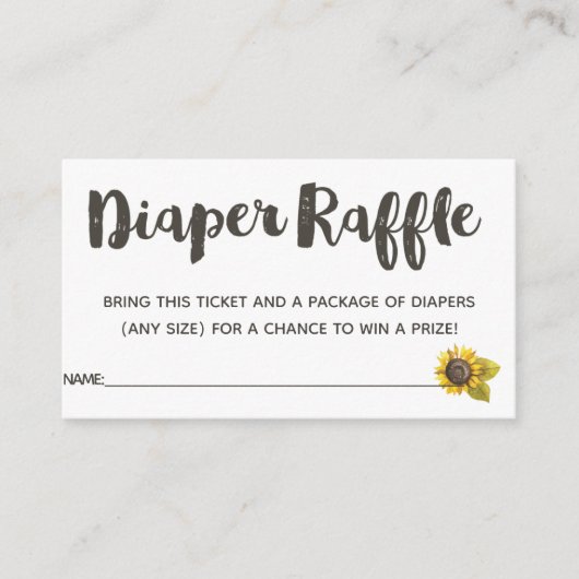 Tickets de rabat de tournesol Carte de boîtier (Devant)