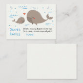 Tickets de raffle de la couche baleine (Devant / Derrière)