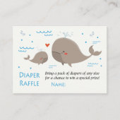 Tickets de raffle de la couche baleine (Devant)