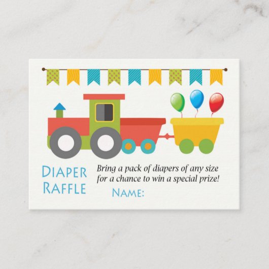 Tickets de roussettes du chariot de jouets (Devant)