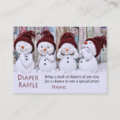 Tickets de roussettes Snowman (Devant)