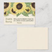 Tickets de rousseur de tournesol (Devant / Derrière)