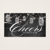 Tickets Rustic Hanging Mason Jars - Pack de 100 (Devant)