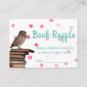 Tickets voor Baby showers boeken van Cute Owl Raff Informatiekaartje