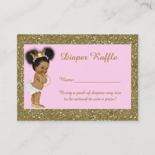 Tickets voor Little Princess Diaper Raffle, Etnisc Informatiekaartje