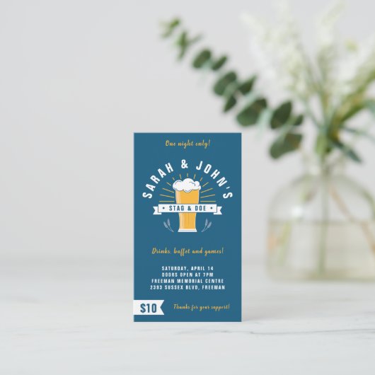 Tickets voor staarten en onkruid - Beer Stein (Staand voorkant)