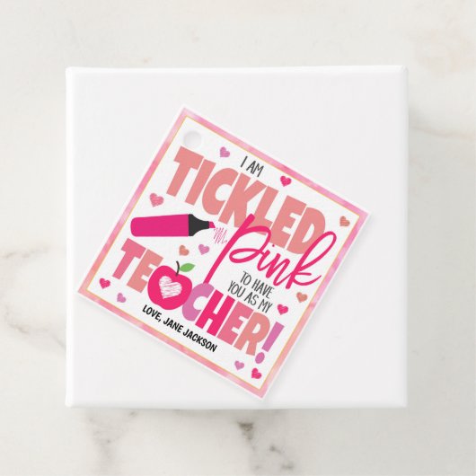 Tickled Pink Vous êtes notre étiquette cadeau ense (En situation)