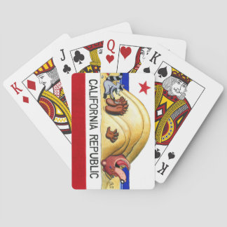 Ticklish California Beer Flag Pokerkaarten
