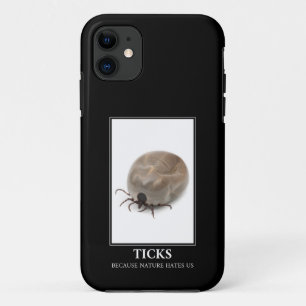 Ticks omdat Natuur ons haat - parasietenvun iPhone 11 Hoesje