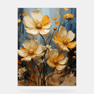 Tickseed - Impasto Floral Acryl Bord