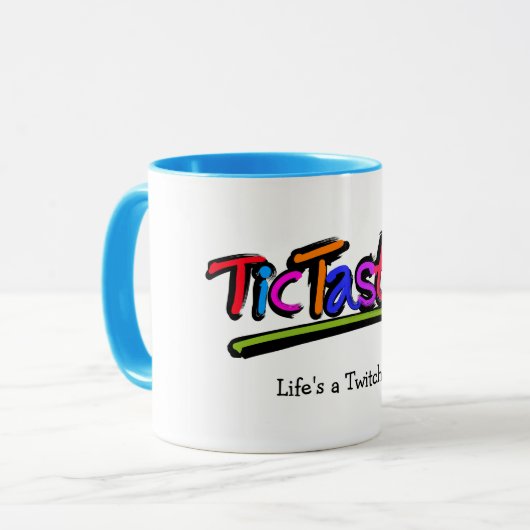 TicTastic ! tasse - ajoutez votre propre favori (Devant gauche)
