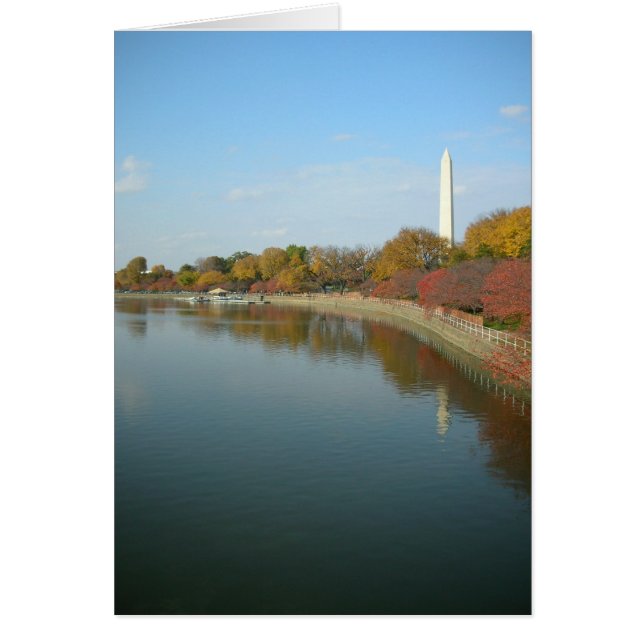 Tidal Basin en Washington Monument (Voorkant)