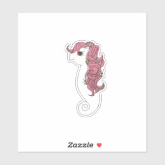 Tidal Bloom Zeepony - G1 Geïnspireerde My Little P Sticker