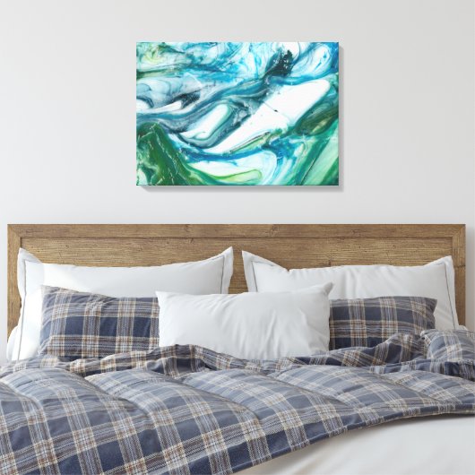 Tidal Sweep II Canvas Afdruk (Insitu (Slaapkamer))