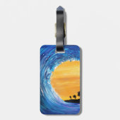 Tidal Wave Bagagelabel (Achterkant verticaal)
