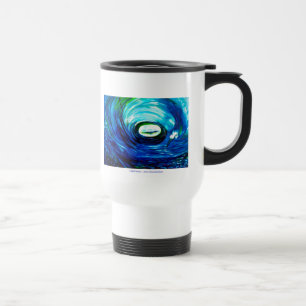 Tidal Wave TRAVEL MUG WHITE Reisbeker