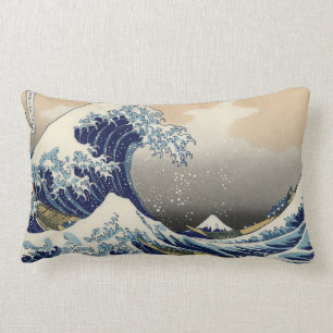 Tidal Wave van Kanagawa -Oriental Art Kussen