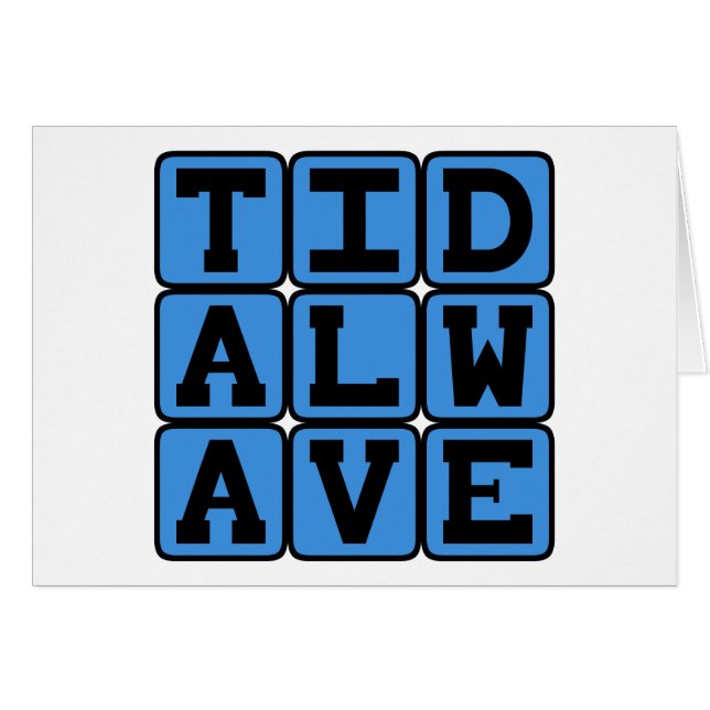 Tidal Wave, Violent Tsunami (Voorkant Horizontaal)