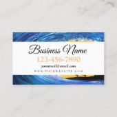 Tidal Wave Visitekaartje (Achterkant)