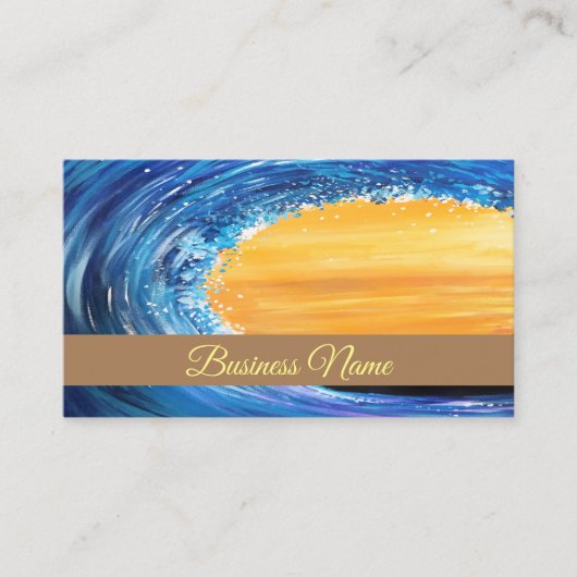 Tidal Wave Visitekaartje (Voorkant)