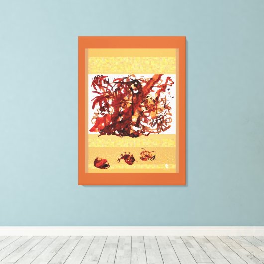 Tidaltang Canvas Afdruk (Insitu (Houten vloer))