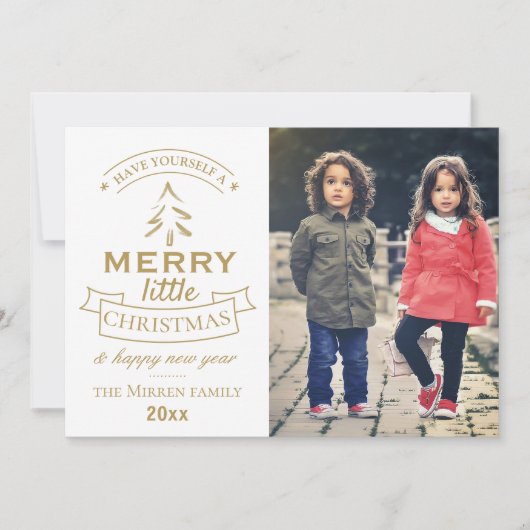 Tidations modernes // Carte de vacances photo (Devant)