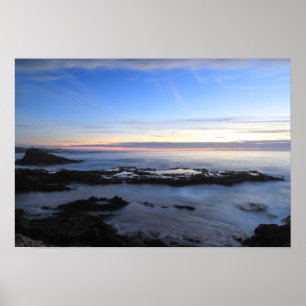 "Tide Pool Mist" Mendocino, CA. Poster
