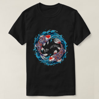 Tide Your Soul Koi Fish T-Shirt - Symbolic Art & S