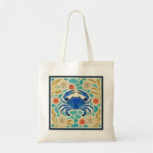 Tidepool Blauwe Krab Kust Canvas Tas