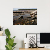 Tidepool in Wonderland in het nationaal park Acadi Poster (Thuiskantoor)