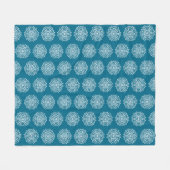 Tidepool Mandala Fleece Deken (Voorkant (Horizontaal))