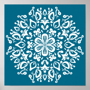 Tidepool Mandala Poster